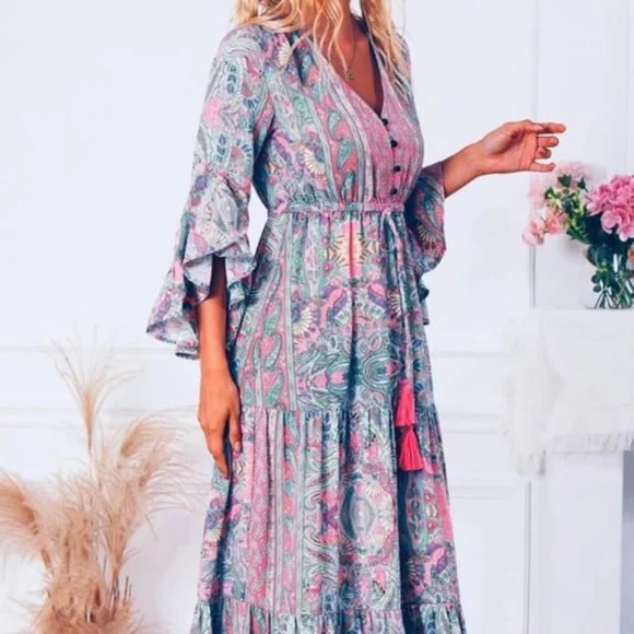 chinese dress ladies Amazon.com: Women Floral Easter Dress Flowy Ruffle Short Sleeve Maxi Dresses  Elegant V Neck Church Dresses Casual Summer Chiffon Long Dress Fashion  A-Line Holiday Beach-Dress Comfy Womens-Dress : Clothing, Shoes & Jewelry